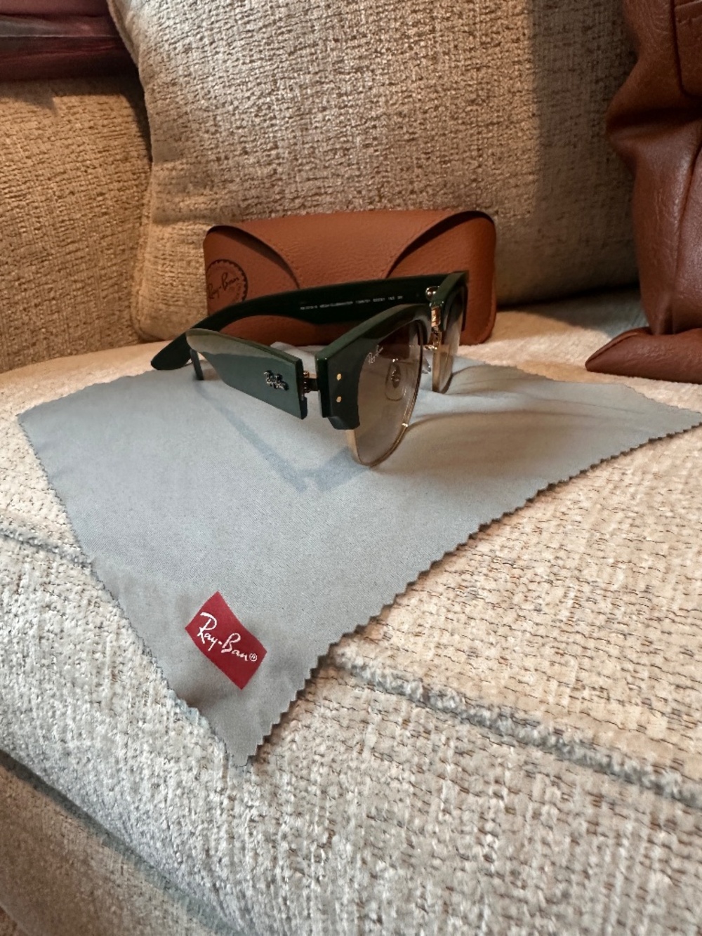 Ray-Ban RB0316S Mega Clubmaster Green Sunglasses - Picture 5 of 6